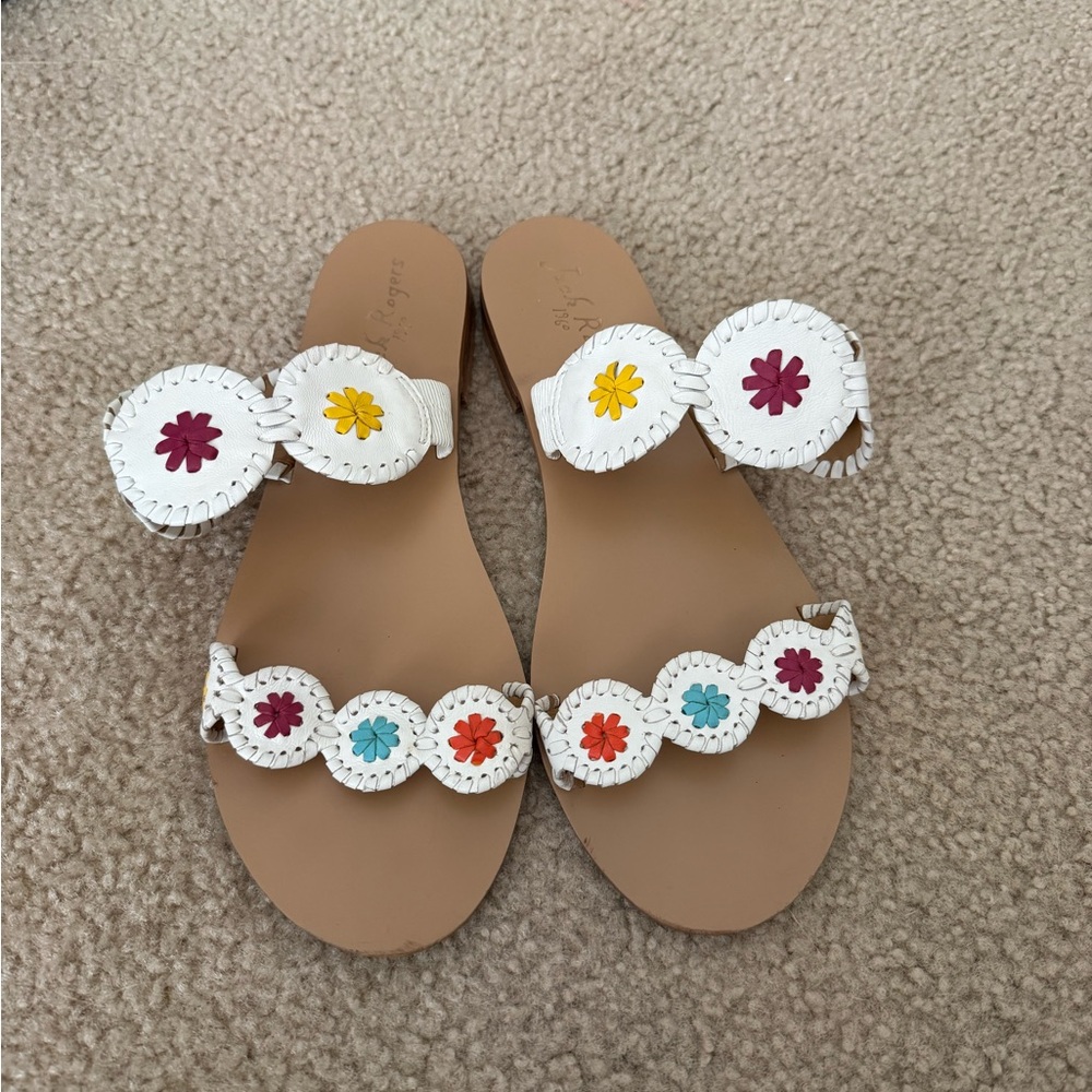 Jack Rogers Rainbow Lauren Flat Sandals